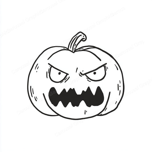 Jack-O-Lantern Vector Graphic preview