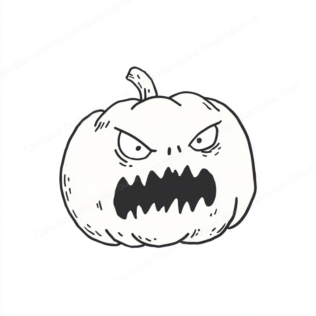 Jack-O-Lantern Vector Graphic preview