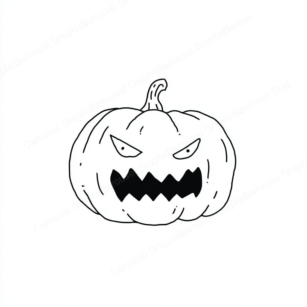 Jack-O-Lantern Vector Graphic preview