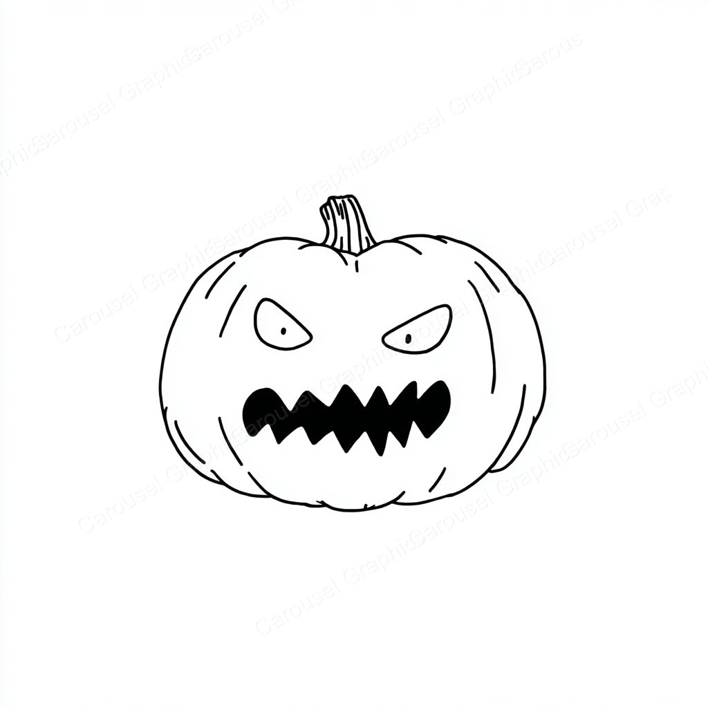 Jack-O-Lantern Vector Graphic preview