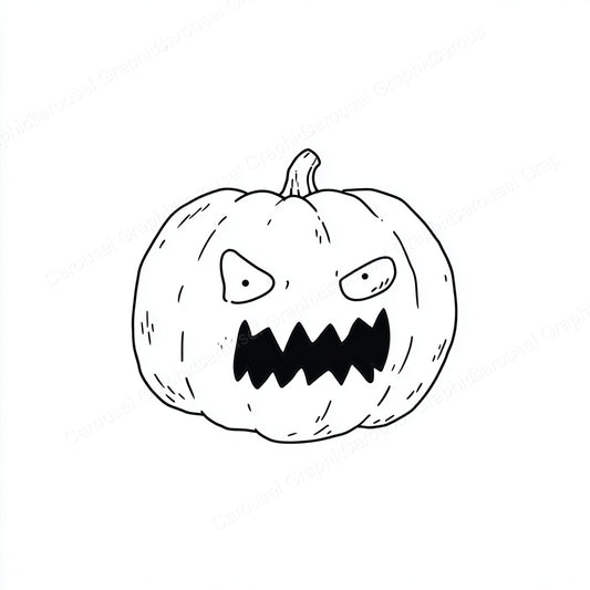 Jack-O-Lantern Vector Graphic preview