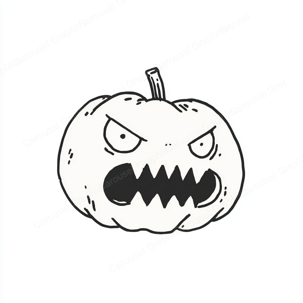 Jack-O-Lantern Vector Graphic preview