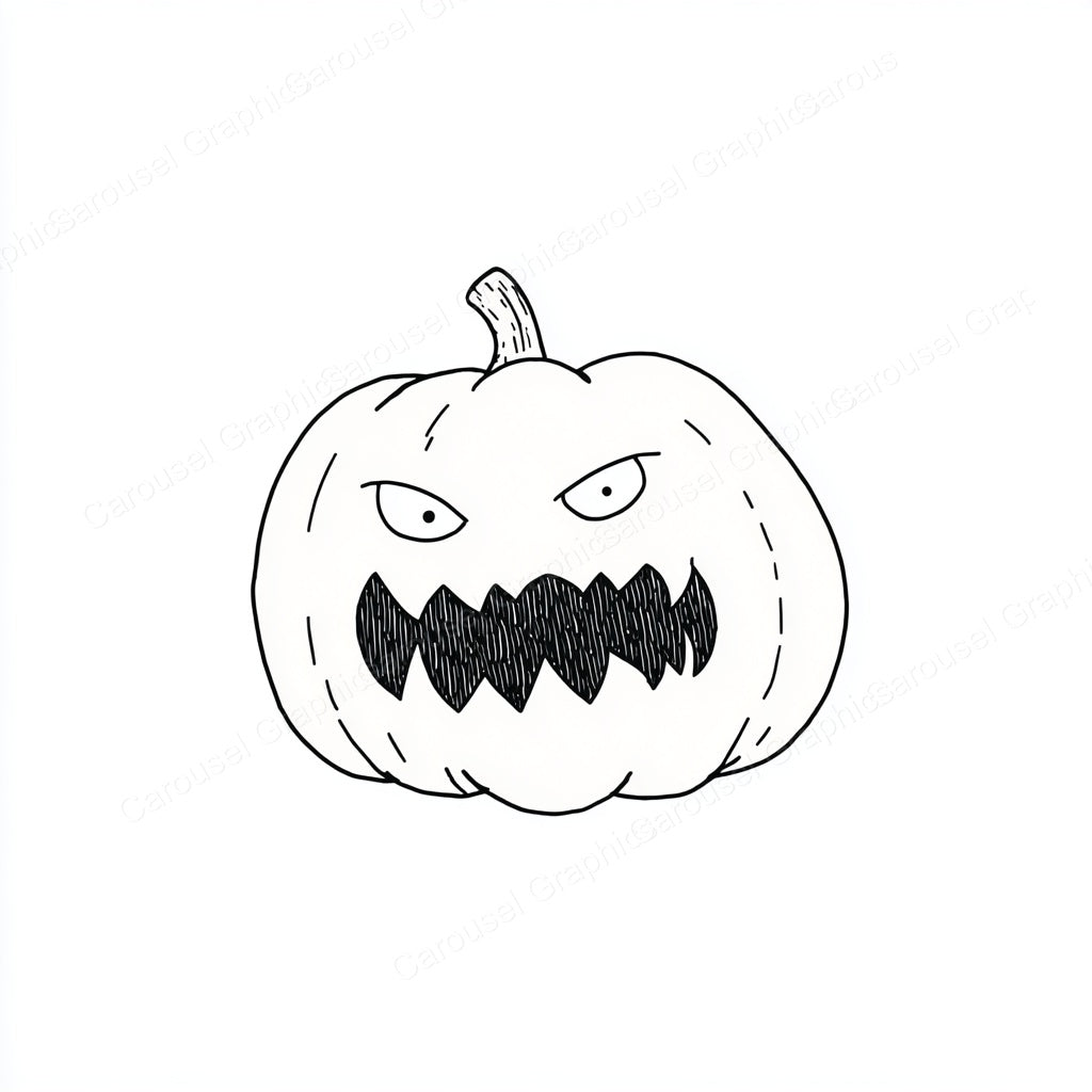 Jack-O-Lantern Vector Graphic preview