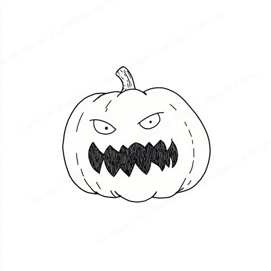 Jack-O-Lantern Vector Graphic preview