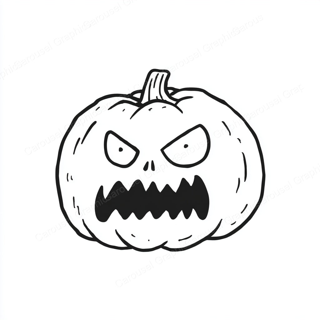Jack-O-Lantern Vector Graphic preview
