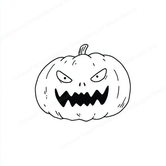 Jack-O-Lantern Vector Graphic preview