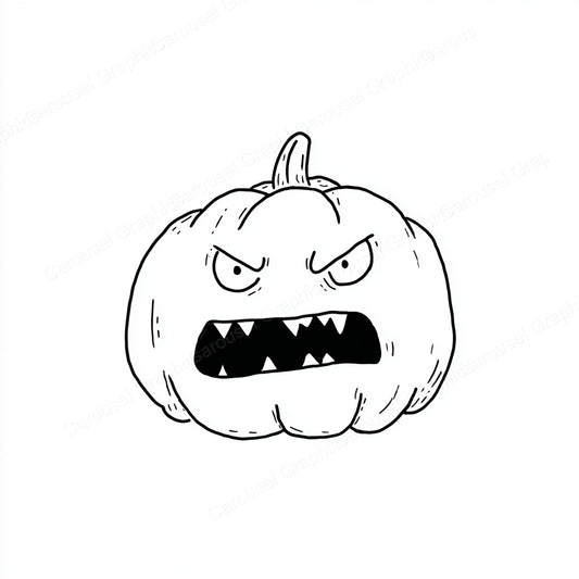 Jack-O-Lantern Vector Graphic preview