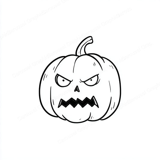 Jack-O-Lantern Vector Graphic preview