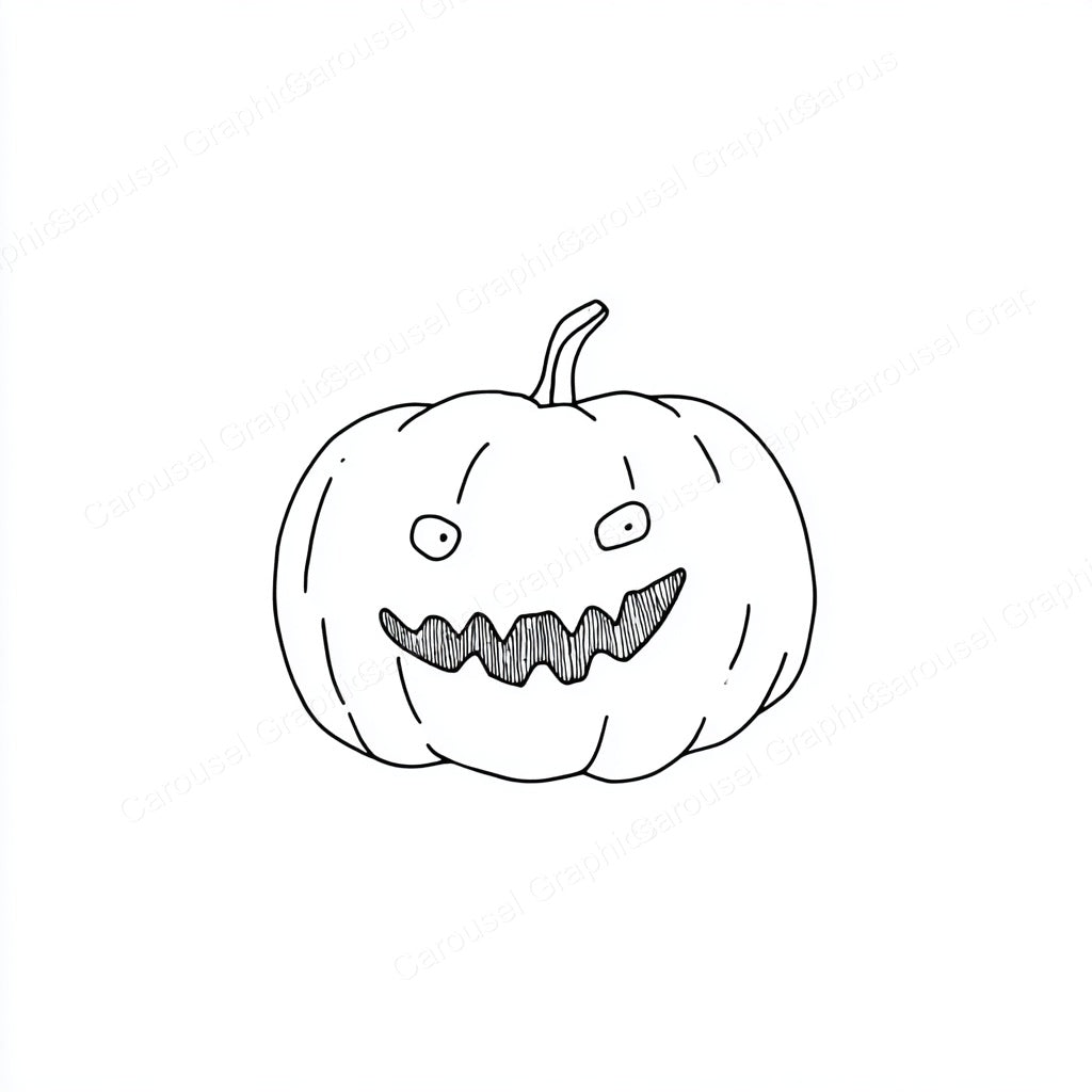 Jack-O-Lantern Vector Graphic preview