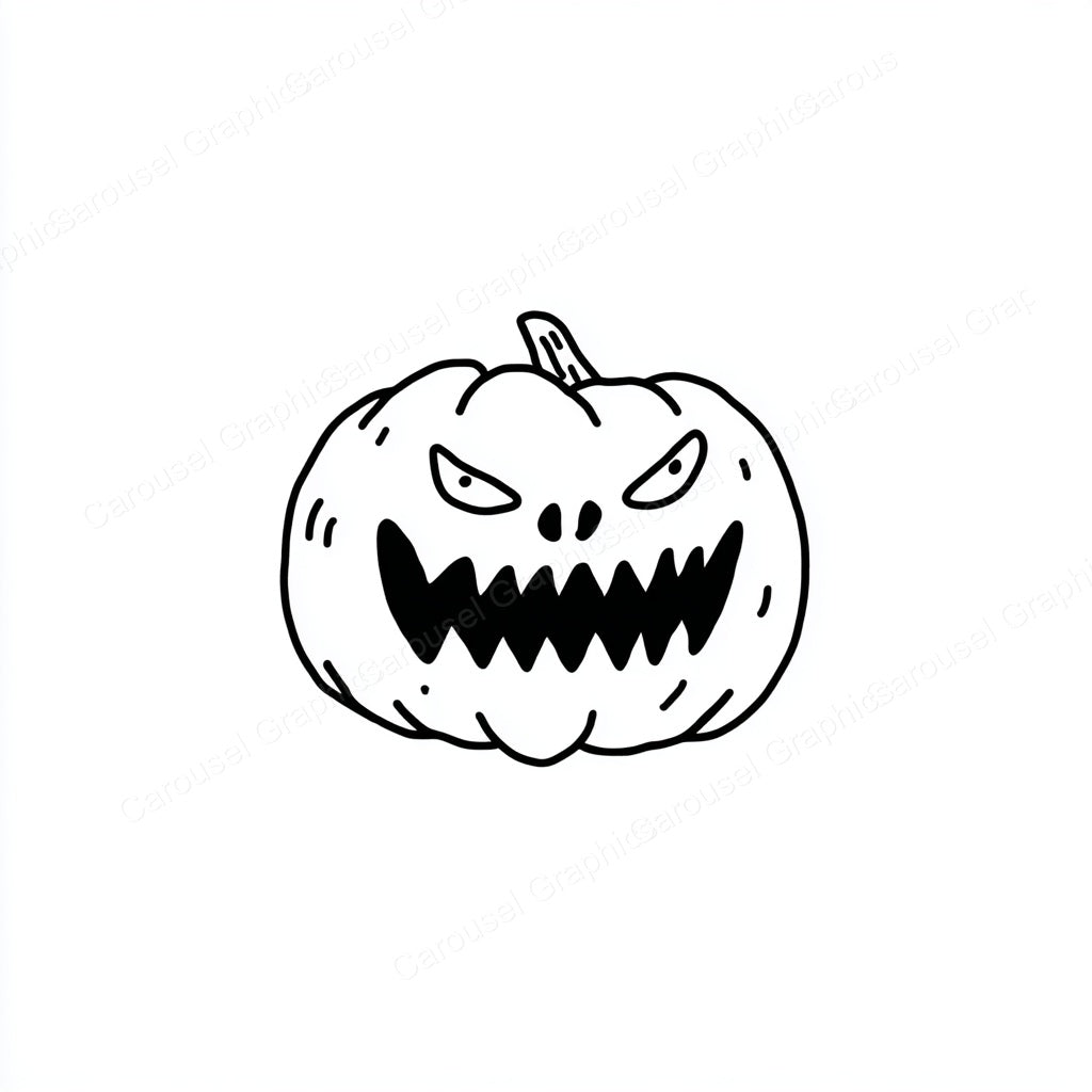 Jack-O-Lantern Vector Graphic preview