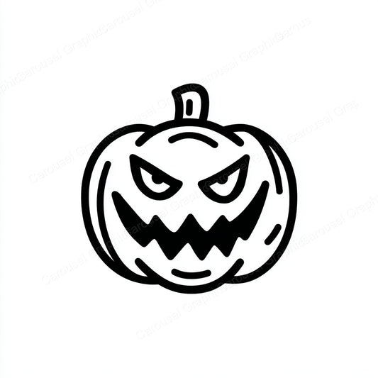 Jack-O-Lantern Vector Graphic preview