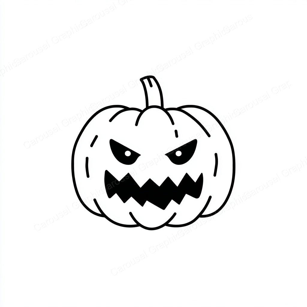Jack-O-Lantern Vector Graphic preview