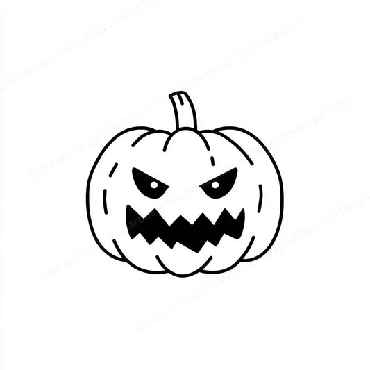 Jack-O-Lantern Vector Graphic preview