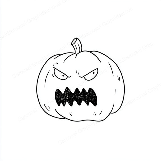 Jack-O-Lantern Vector Graphic preview
