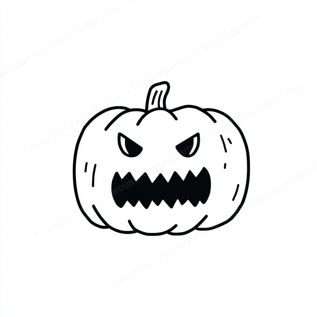 Jack-O-Lantern Vector Graphic preview