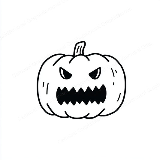 Jack-O-Lantern Vector Graphic preview
