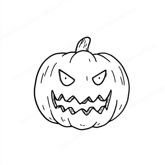 Jack-O-Lantern Vector Graphic preview