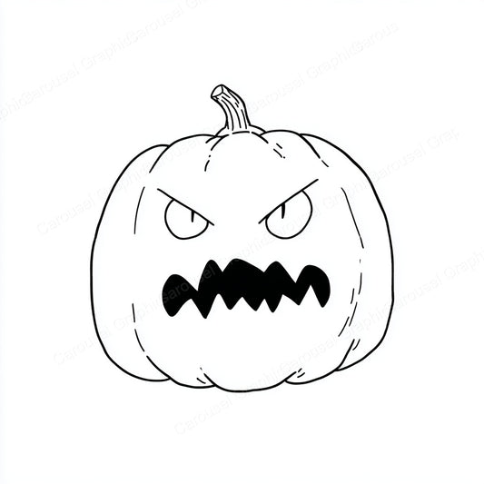 Jack-O-Lantern Vector Graphic preview