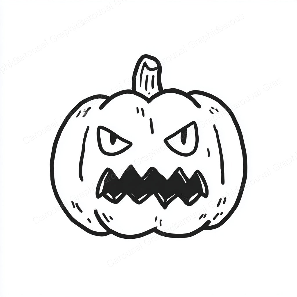 Jack-O-Lantern Vector Graphic preview