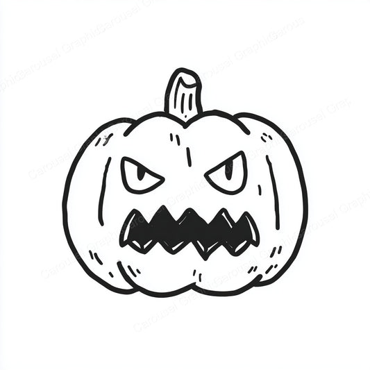 Jack-O-Lantern Vector Graphic preview