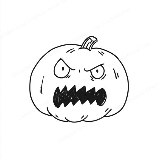 Jack-O-Lantern Vector Graphic preview
