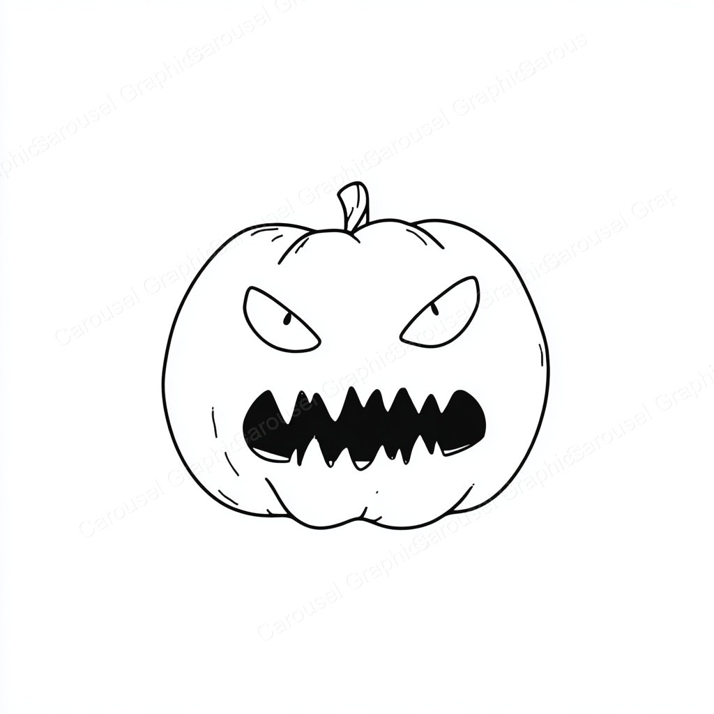 Jack-O-Lantern Vector Graphic preview