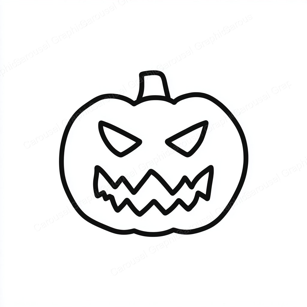Jack-O-Lantern Vector Graphic preview