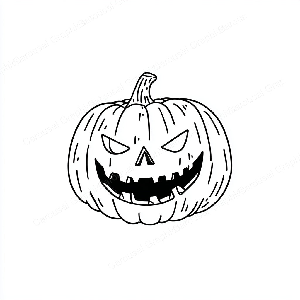 Jack-O-Lantern Vector Graphic preview