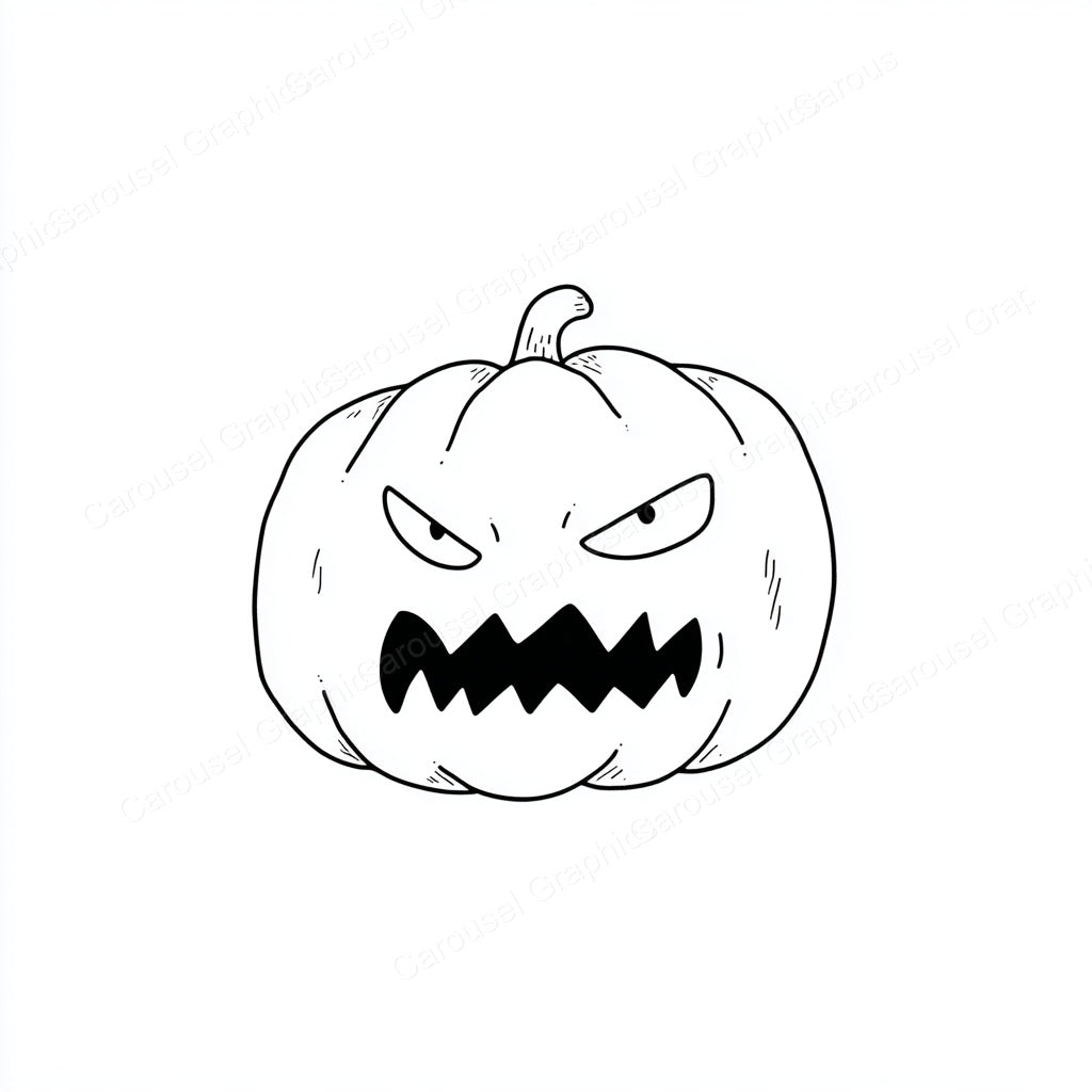 Jack-O-Lantern Vector Graphic preview
