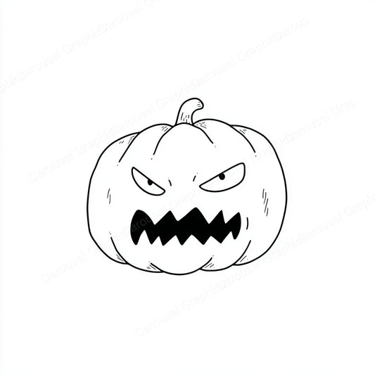 Jack-O-Lantern Vector Graphic preview