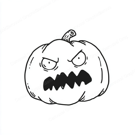 Jack-O-Lantern Vector Graphic preview