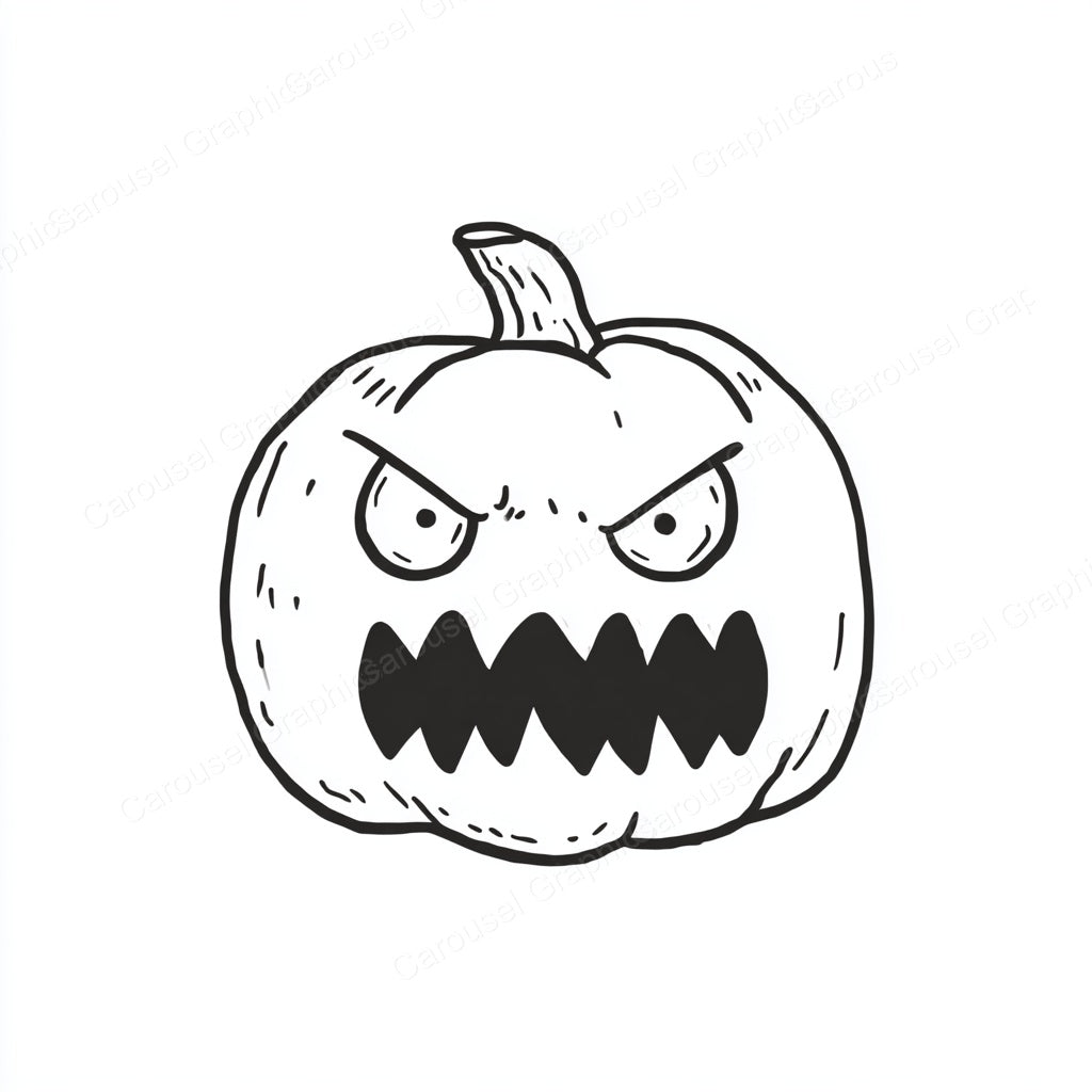 Jack-O-Lantern Vector Graphic preview