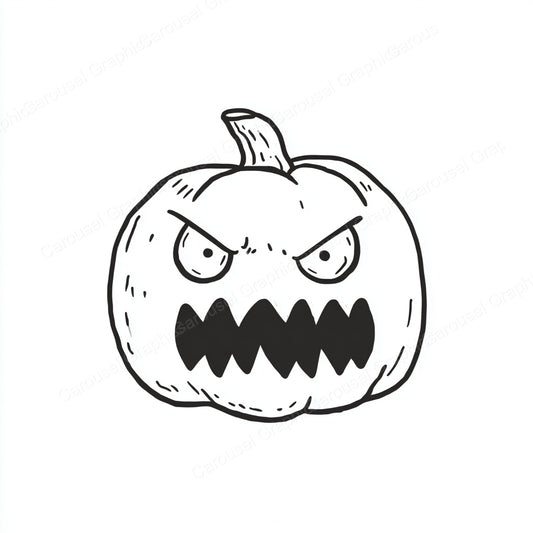 Jack-O-Lantern Vector Graphic preview