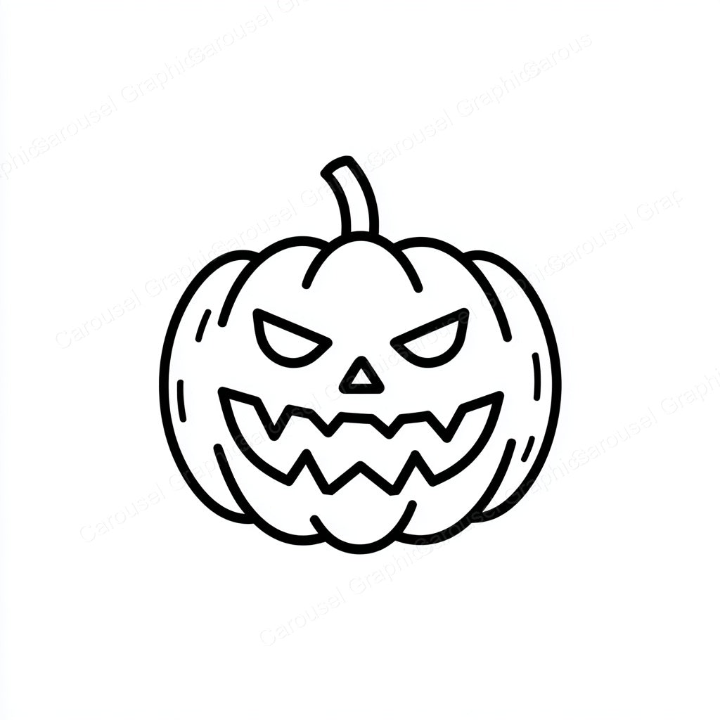 Jack-O-Lantern Vector Graphic preview