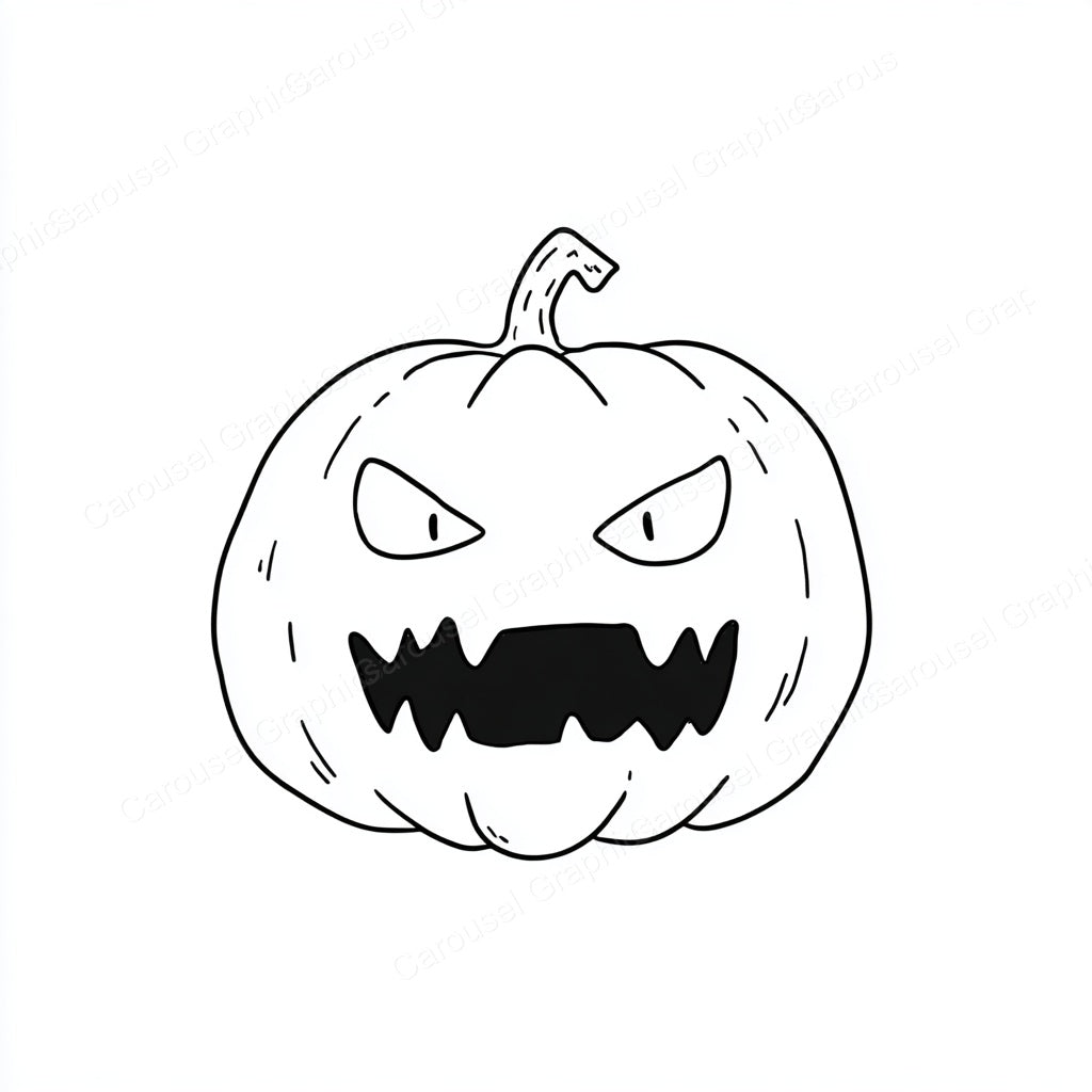 Jack-O-Lantern Vector Graphic preview