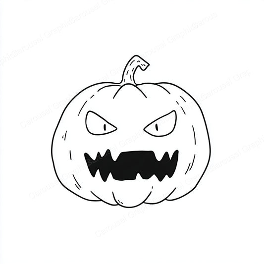 Jack-O-Lantern Vector Graphic preview