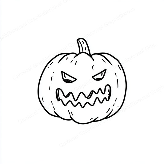 Jack-O-Lantern Vector Graphic preview