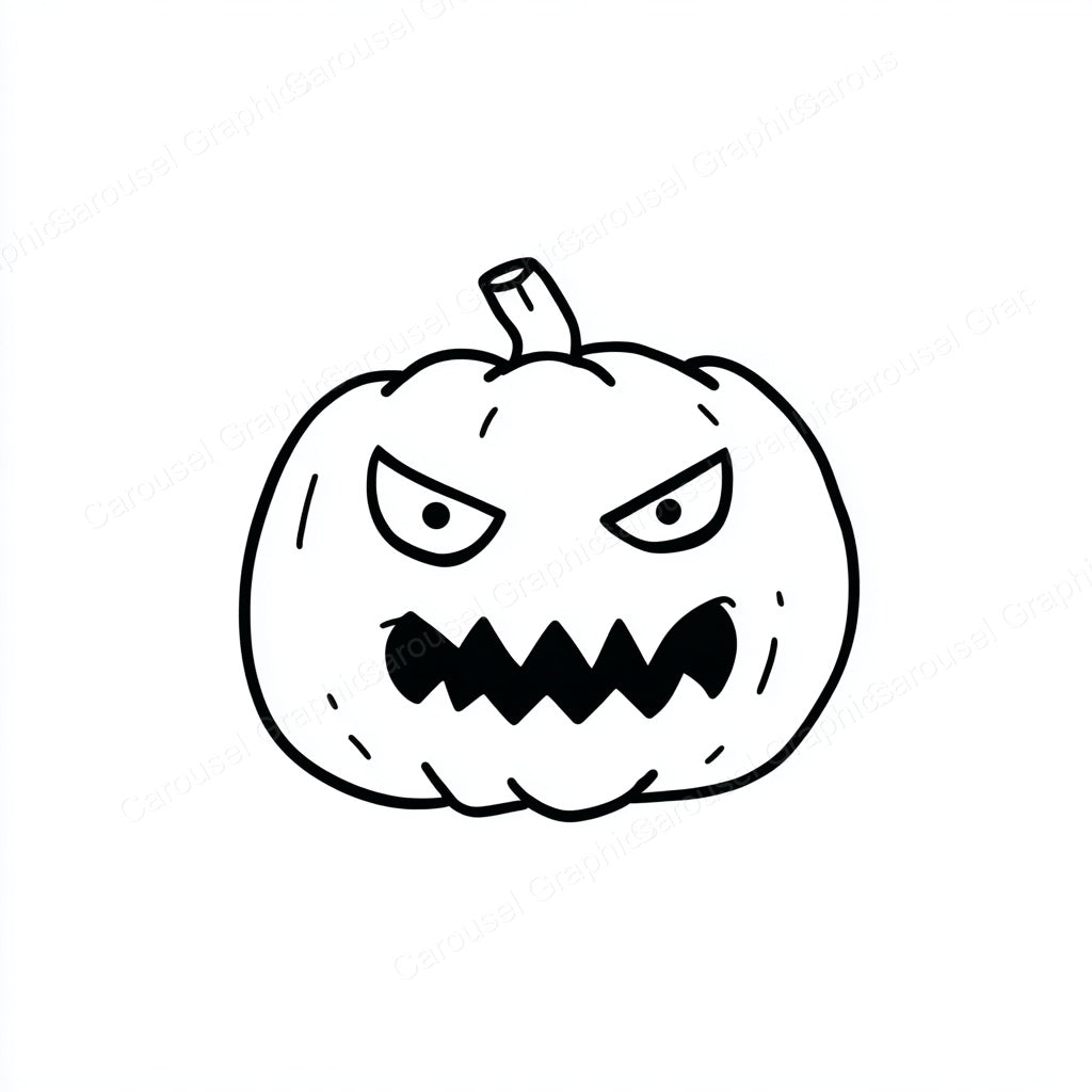 Jack-O-Lantern Vector Graphic preview