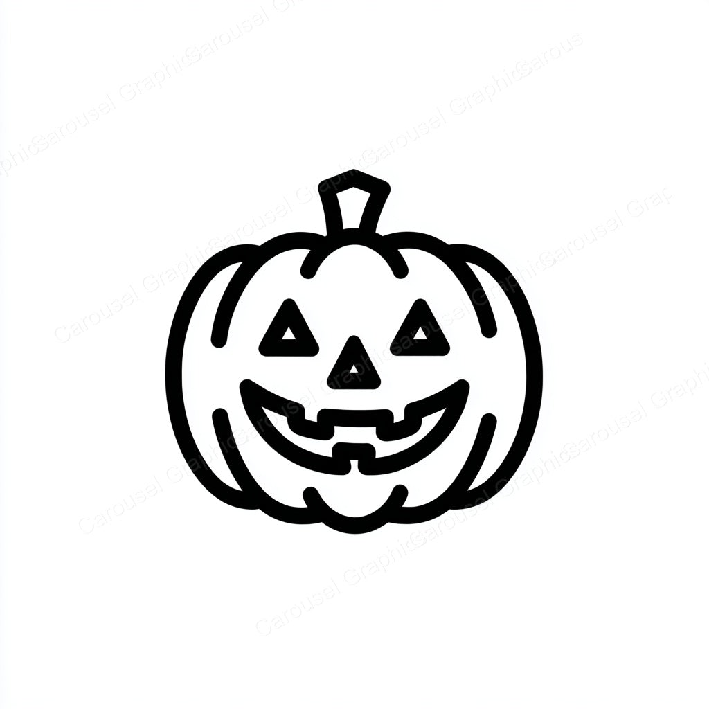 Jack-O-Lantern Vector Graphic preview