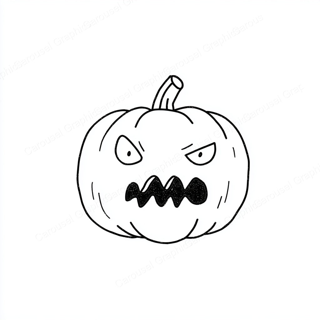 Jack-O-Lantern Vector Graphic preview