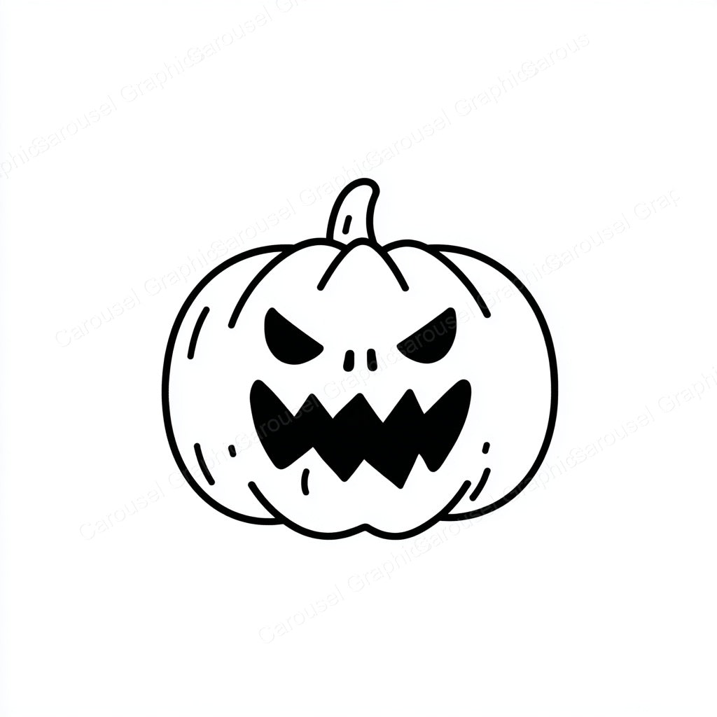 Jack-O-Lantern Vector Graphic preview