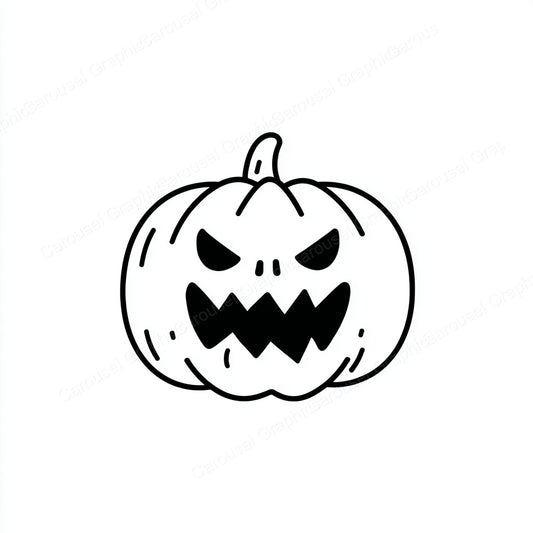 Jack-O-Lantern Vector Graphic preview