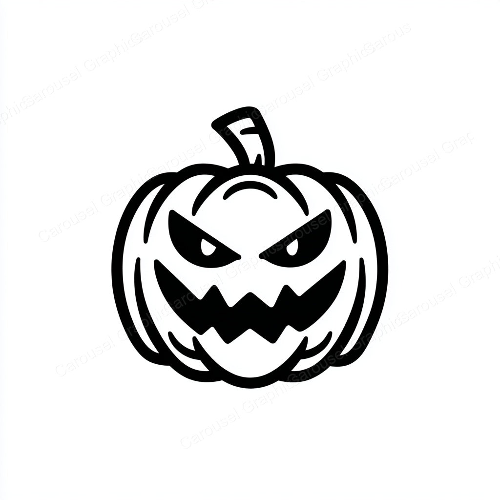 Jack-O-Lantern Vector Graphic preview