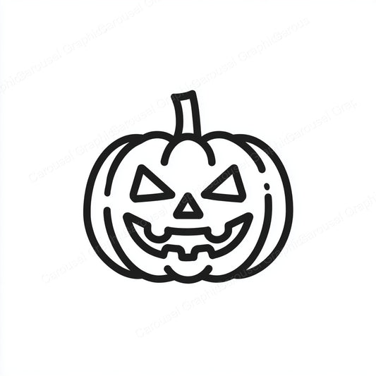 Jack-O-Lantern Vector Graphic preview