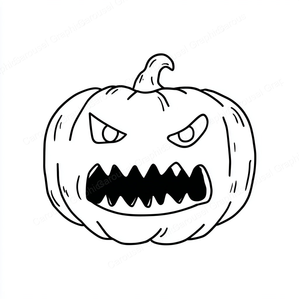 Jack-O-Lantern Vector Graphic preview
