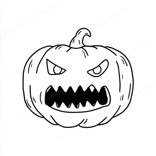 Jack-O-Lantern Vector Graphic preview