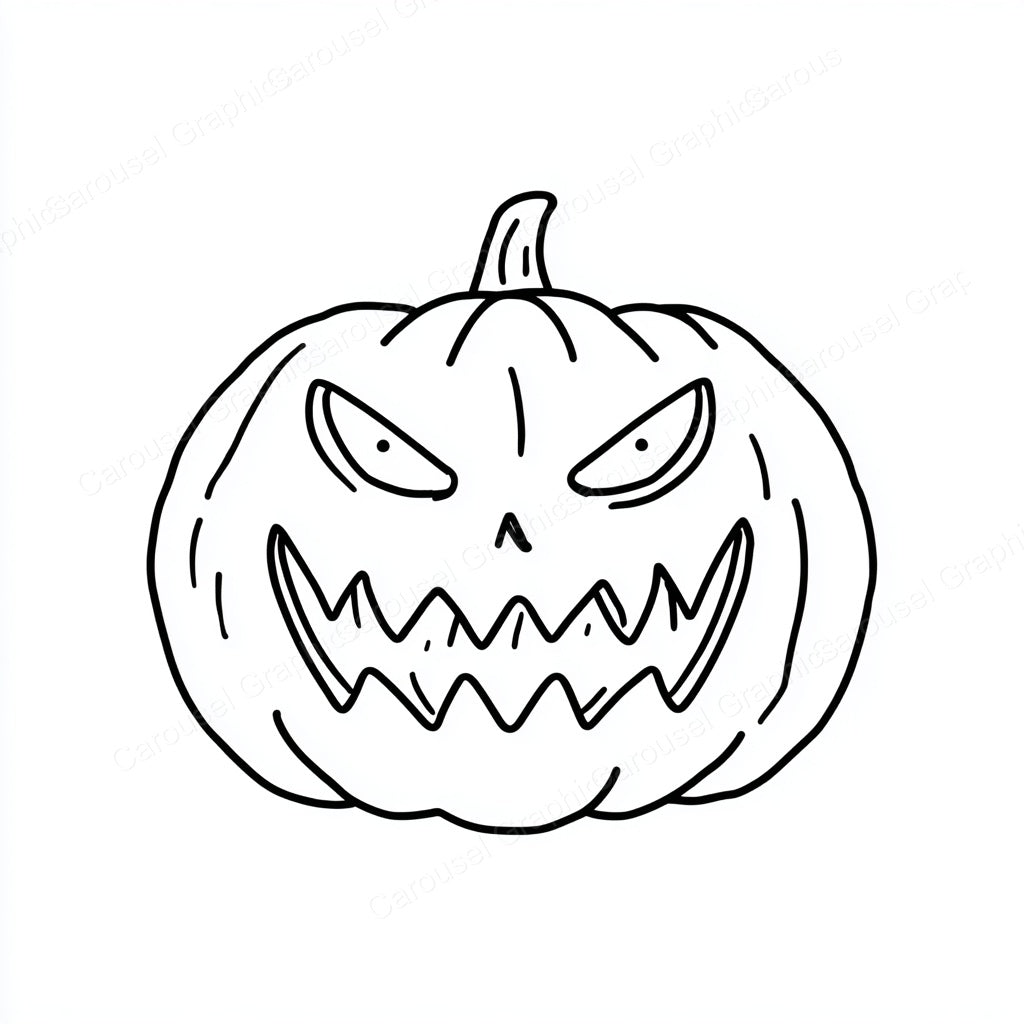 Jack-O-Lantern Vector Graphic preview