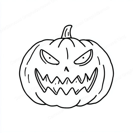 Jack-O-Lantern Vector Graphic preview