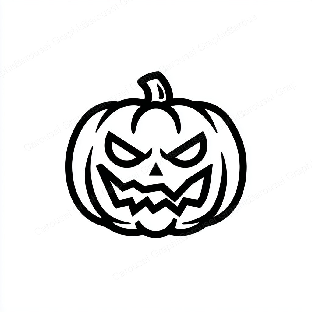 Jack-O-Lantern Vector Graphic preview