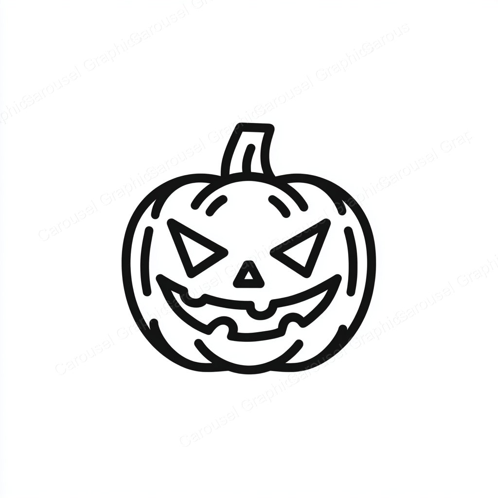 Jack-O-Lantern Vector Graphic preview